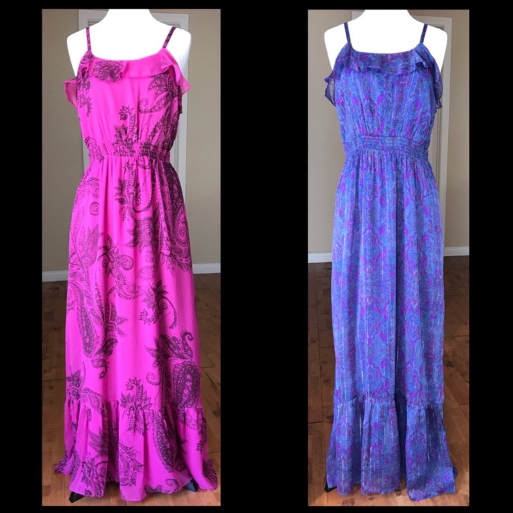 2 Express Maxi Dress Bundle Sleeveless Sz M